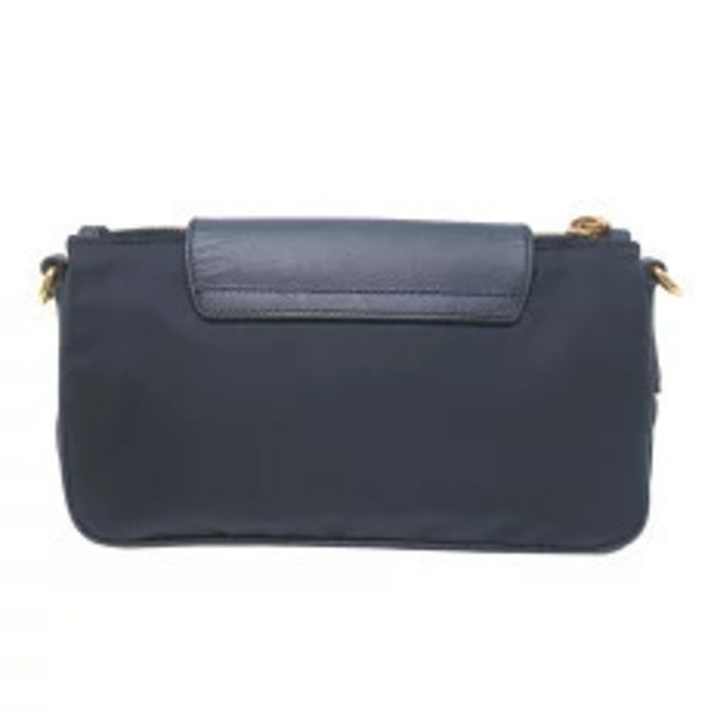 Prada Shoulder Navy Chain Bag Blue